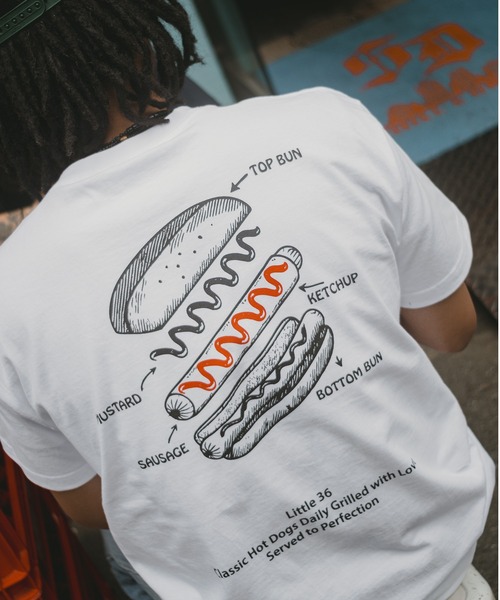 CORPUS SELECT(コーパストーキョー)の「【LITTLE36/リトル36】Graphic Design Tee / グラフィックデザイン半袖Tシャツ(Tシャツ/カットソー・メンズ・グレー系その他/ブラック/ホワイト系その他2/ホワイト/ホワイト系その他/ホワイト系その他3/アクア/ブラウン/ダークグレー/ネイビー・M/L/XL)」の20枚目の写真