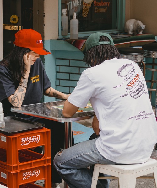 CORPUS SELECT(コーパストーキョー)の「【LITTLE36/リトル36】Graphic Design Tee / グラフィックデザイン半袖Tシャツ(Tシャツ/カットソー・メンズ・グレー系その他/ブラック/ホワイト系その他2/ホワイト/ホワイト系その他/ホワイト系その他3/アクア/ブラウン/ダークグレー/ネイビー・M/L/XL)」の21枚目の写真
