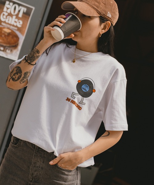 CORPUS SELECT(コーパストーキョー)の「【LITTLE36/リトル36】Graphic Design Tee / グラフィックデザイン半袖Tシャツ(Tシャツ/カットソー・メンズ・グレー系その他/ブラック/ホワイト系その他2/ホワイト/ホワイト系その他/ホワイト系その他3/アクア/ブラウン/ダークグレー/ネイビー・M/L/XL)」の18枚目の写真