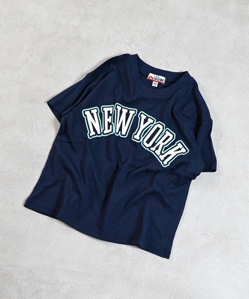 LSP WOW（エルエスピーワオ）の「【LSP WOW!】プリント半袖Tee（Tシャツ/カットソー・キッズ・ラベンダー/イエロー/ベージュ/ネイビー/ピンク/ブルー/アイボリー/ブラック/ライトブルー・80/90/100/110/120/130）」の5枚目の写真