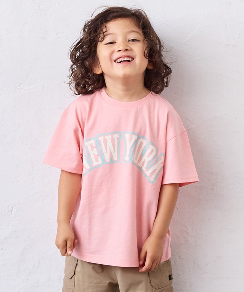 LSP WOW（エルエスピーワオ）の「【LSP WOW!】プリント半袖Tee（Tシャツ/カットソー・キッズ・ラベンダー/イエロー/ベージュ/ネイビー/ピンク/ブルー/アイボリー/ブラック/ライトブルー・80/90/100/110/120/130）」の9枚目の写真