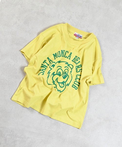 LSP WOW（エルエスピーワオ）の「【LSP WOW!】プリント半袖Tee（Tシャツ/カットソー・キッズ・ラベンダー/イエロー/ベージュ/ネイビー/ピンク/ブルー/アイボリー/ブラック/ライトブルー・80/90/100/110/120/130）」の8枚目の写真