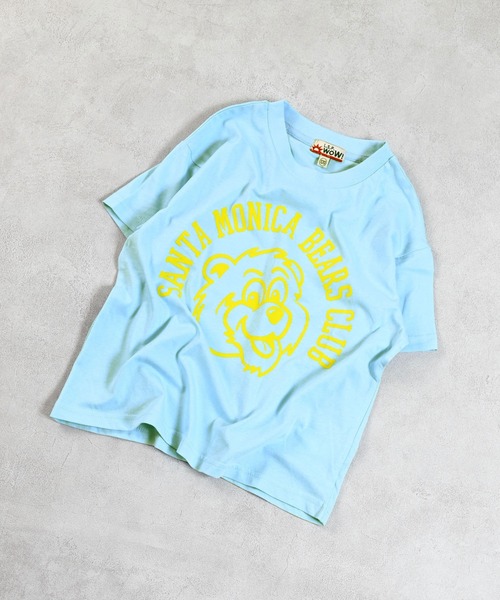 LSP WOW（エルエスピーワオ）の「【LSP WOW!】プリント半袖Tee（Tシャツ/カットソー・キッズ・ラベンダー/イエロー/ベージュ/ネイビー/ピンク/ブルー/アイボリー/ブラック/ライトブルー・80/90/100/110/120/130）」の4枚目の写真