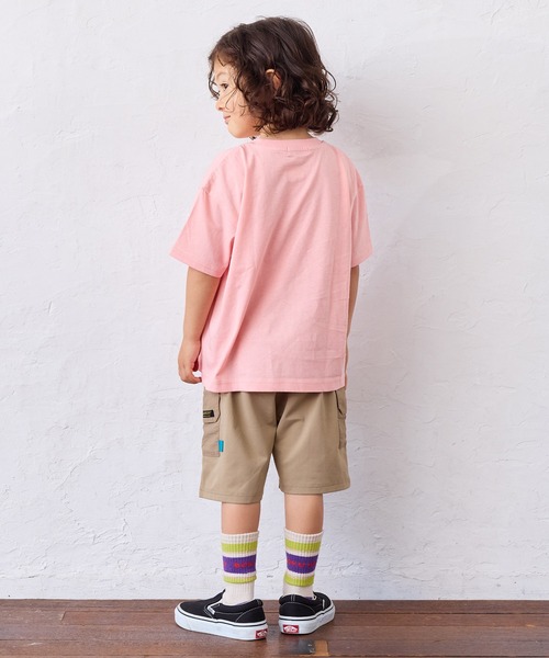 LSP WOW（エルエスピーワオ）の「【LSP WOW!】プリント半袖Tee（Tシャツ/カットソー・キッズ・ラベンダー/イエロー/ベージュ/ネイビー/ピンク/ブルー/アイボリー/ブラック/ライトブルー・80/90/100/110/120/130）」の12枚目の写真