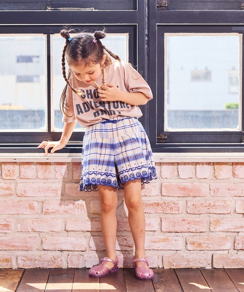 LSP WOW（エルエスピーワオ）の「【LSP WOW!】プリント半袖Tee（Tシャツ/カットソー・キッズ・ラベンダー/イエロー/ベージュ/ネイビー/ピンク/ブルー/アイボリー/ブラック/ライトブルー・80/90/100/110/120/130）」の16枚目の写真