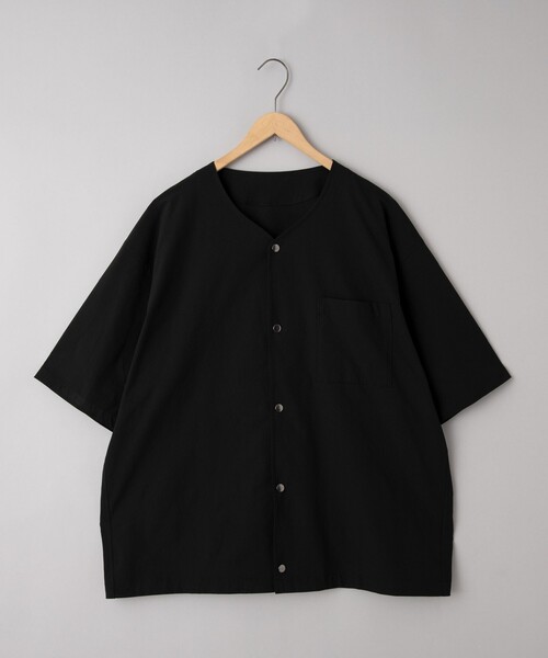 coen（コーエン）の「ハイカーテックライトウェイトノーカラーシャツ【洗濯機洗い可・２WAYストレッチ・防シワ】（シャツ/ブラウス・メンズ・ブラック/ブラウン/ダークグレー・S/M/L/XL）」の12枚目の写真