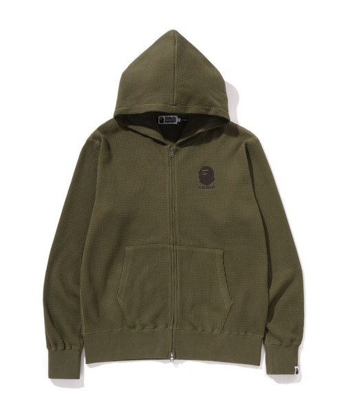 PIGMENT DYE THERMAL ZIP HOODIE（パーカー）｜A BATHING APE
