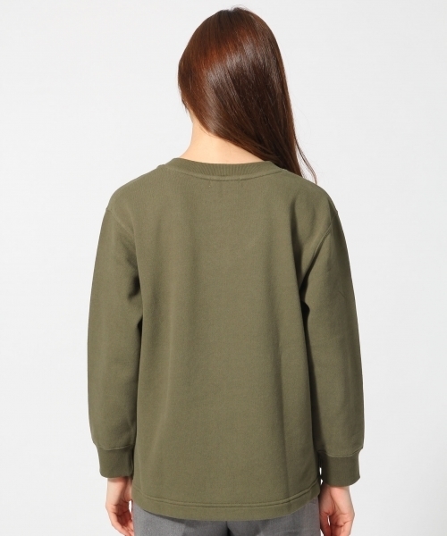 GLOBAL WORK(グローバルワーク)の「キモウウラケVネックプルオーバー長袖/707863(Tシャツ/カットソー・レディース・ネイビー/ワインレッド/オフホワイト/カーキ/ダークグレー/ブラウン・LARGE/SMALL/MEDIUM)」の11枚目の写真