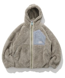 クロエ　ボア　コート　キッズ　ジャケット　グレー Abercrombie Kids 20%OFFセール 【販売期間 8/9 0:00〜8/12 23
