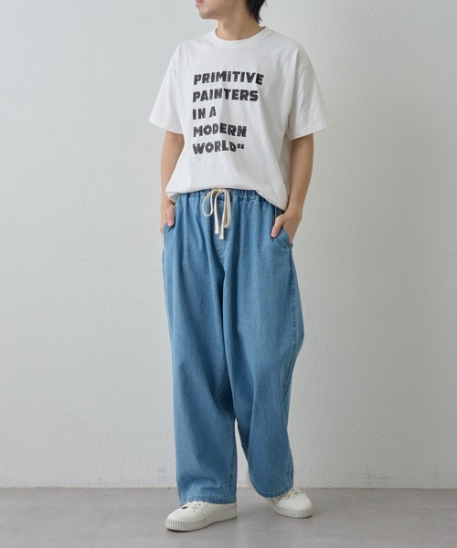 paradigm(パラダイム)の「【paradigm】ライトオンスデニムイージーパンツ(デニムパンツ・メンズ・スカイブルー/ブルー・SMALL/MEDIUM/LARGE)」の15枚目の写真