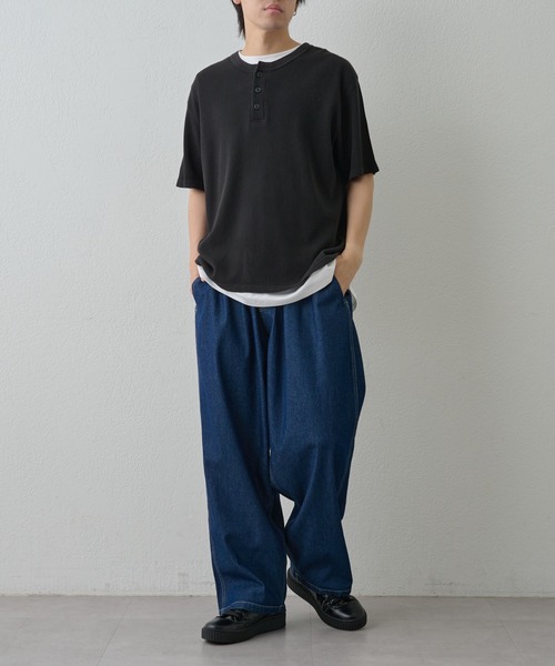 paradigm(パラダイム)の「【paradigm】ライトオンスデニムイージーパンツ(デニムパンツ・メンズ・スカイブルー/ブルー・SMALL/MEDIUM/LARGE)」の19枚目の写真