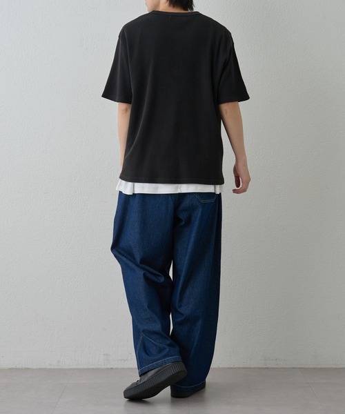 paradigm(パラダイム)の「【paradigm】ライトオンスデニムイージーパンツ(デニムパンツ・メンズ・スカイブルー/ブルー・SMALL/MEDIUM/LARGE)」の21枚目の写真
