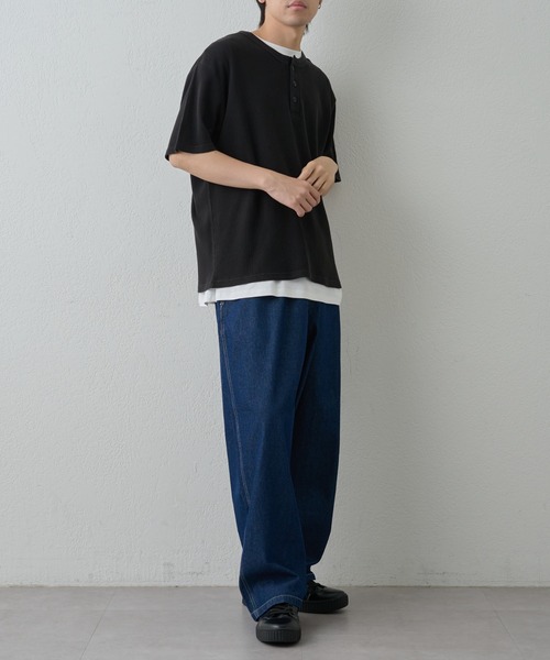 paradigm(パラダイム)の「【paradigm】ライトオンスデニムイージーパンツ(デニムパンツ・メンズ・スカイブルー/ブルー・SMALL/MEDIUM/LARGE)」の22枚目の写真