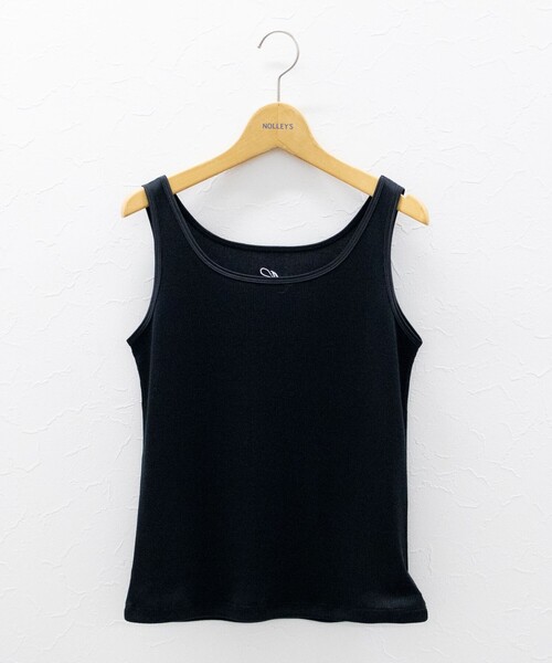 NOLLEY’S(ノーリーズ)の「テレコ配色タンクトップ(タンクトップ・レディース・ホワイト/オリーブ/ブラック・38)」の15枚目の写真