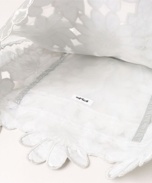 Three Four Time(スリーフォータイム)の「【Casselini】フラワートート(トートバッグ・レディース・シルバー/ゴールド・FREE)」の5枚目の写真