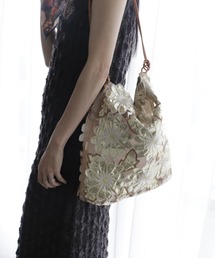 Three Four Time（スリーフォータイム）の「【Casselini】フラワートート（トートバッグ）」