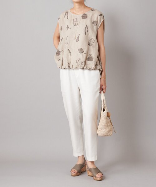 BEARDSLEY(ビアズリー)の「デニム風トラックパンツ(その他パンツ・レディース・インディゴブルー/ホワイト・0/1)」の22枚目の写真