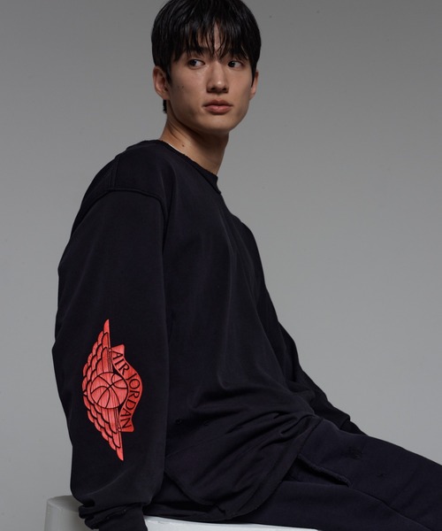 セール】ジョーダン レア エア メンズ ロングスリーブ Tシャツ