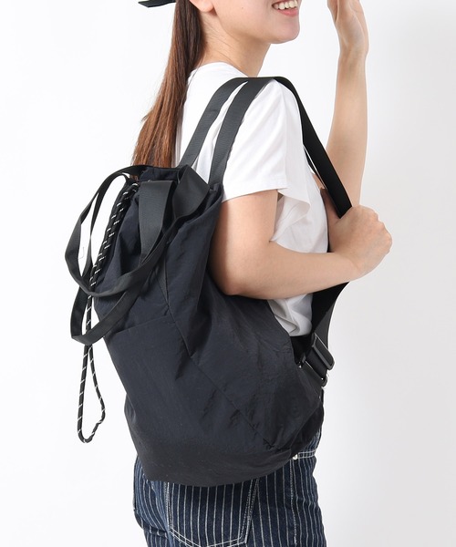 AMODEST バッグ　ナップサック　リュック　ブラック AMODEST バッグ ナップサック リュック ブラック Amodest Bag