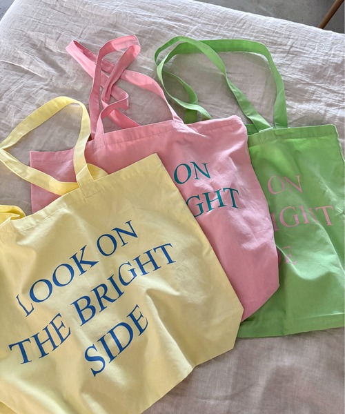 PILIT（ピリット）の「ロゴBIG トートBAG（トートバッグ・レディース・ピンク/グリーン/イエロー/ネイビー・MEDIUM）」の18枚目の写真