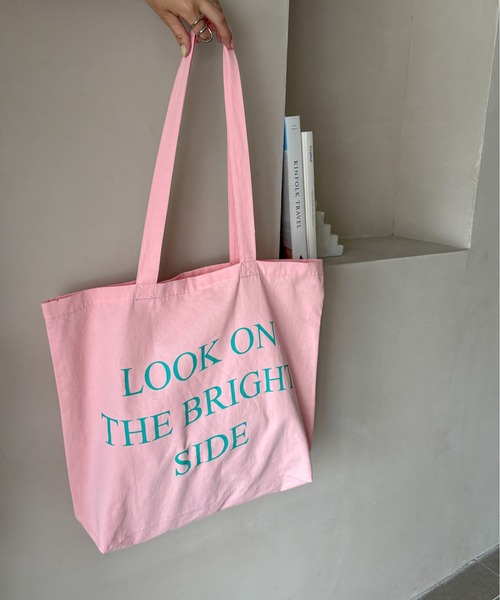 PILIT（ピリット）の「ロゴBIG トートBAG（トートバッグ・レディース・ピンク/グリーン/イエロー/ネイビー・MEDIUM）」の22枚目の写真