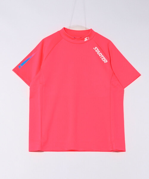 STARTER（スターター）の「【STARTER GOLF】スターターゴルフ AQUATWIST(R)高伸縮ストレッチ カラフルモックネック半袖Tシャツ SG-123005（Tシャツ/カットソー・メンズ・オレンジ/ホワイト/ピンク/ブルー/ブラック/イエロー・M/S/XL/L）」の5枚目の写真