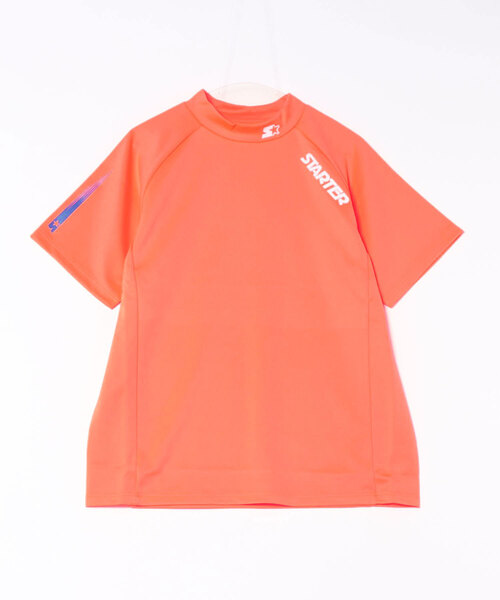 STARTER（スターター）の「【STARTER GOLF】スターターゴルフ AQUATWIST(R)高伸縮ストレッチ カラフルモックネック半袖Tシャツ SG-123005（Tシャツ/カットソー・メンズ・オレンジ/ホワイト/ピンク/ブルー/ブラック/イエロー・M/S/XL/L）」の6枚目の写真