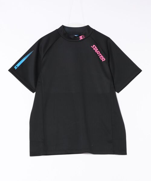 STARTER（スターター）の「【STARTER GOLF】スターターゴルフ AQUATWIST(R)高伸縮ストレッチ カラフルモックネック半袖Tシャツ SG-123005（Tシャツ/カットソー・メンズ・オレンジ/ホワイト/ピンク/ブルー/ブラック/イエロー・M/S/XL/L）」の7枚目の写真