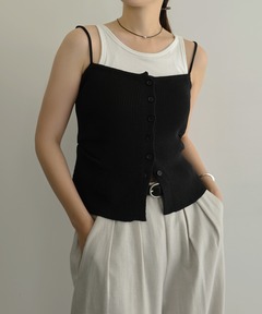 セール】Crewneck Botton Vest（ベスト）｜anuke（アンヌーク）の