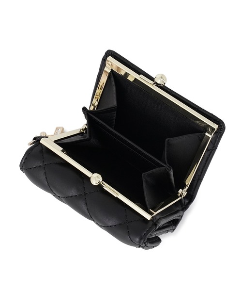 PAUL & JOE ACCESSOIRES(ポールアンドジョーアクセソワ)の「PAUL & JOE ACCESSOIRES (ポール&ジョーアクセソワ)口金ミニ財布 PJA-W1252 キルティング(財布・レディース・ピンク/ブラック/アイボリー・FREE)」の16枚目の写真