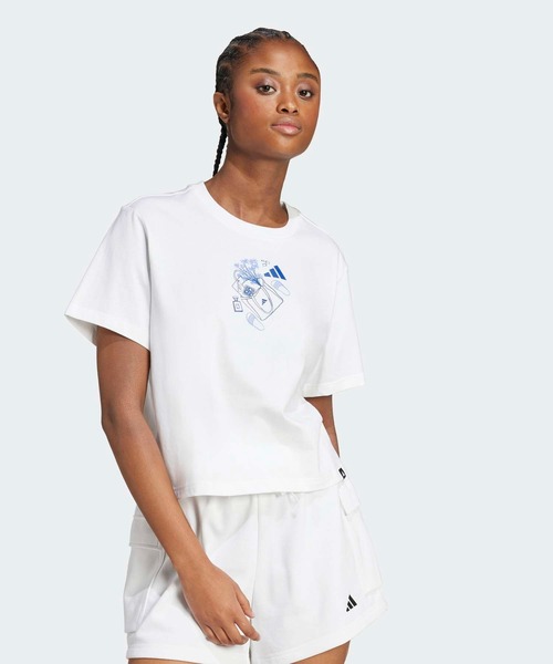 neco 新品♡日本未販売 adidas マリーちゃん Tシャツ S ミニグラフィックTシャツ / アディダス adidas（Tシャツ