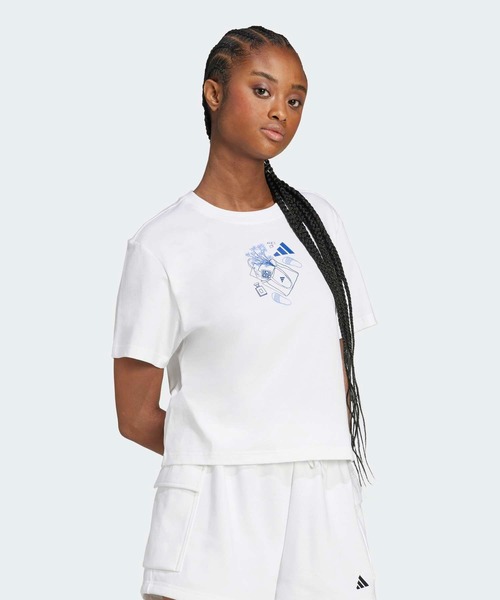 ミニグラフィックTシャツ / アディダス adidas（Tシャツ