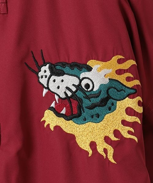 Candy Stripper（キャンディストリッパー）の「BURNING TIGER CHINA MA-1（MA-1・レディース・カーキ/ブラック/ボルドー・FREE）」の16枚目の写真