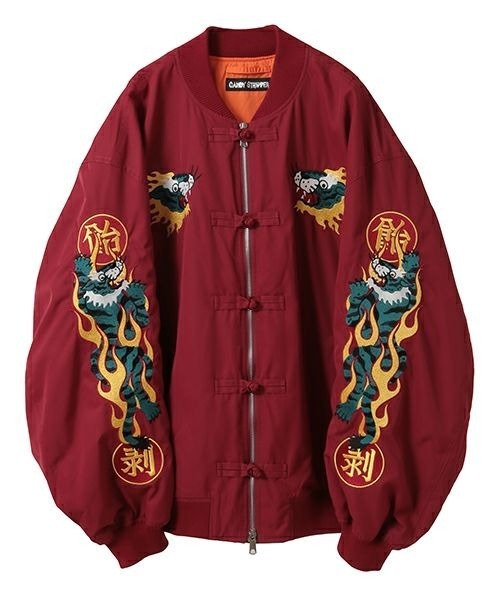 BURNING TIGER CHINA MAー1 キャンディストリッパー BURNING TIGER CHINA MA-1（MA-1）｜Candy Stripper（キャンディ