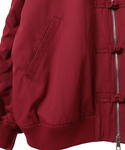 Candy Stripper（キャンディストリッパー）の「BURNING TIGER CHINA MA-1（MA-1・レディース・カーキ/ブラック/ボルドー・FREE）」の14枚目の写真