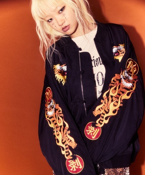 BURNING TIGER CHINA MA-1（MA-1）｜Candy Stripper（キャンディ