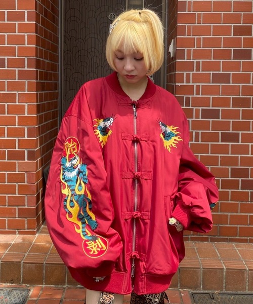 BURNING TIGER CHINA MA-1（MA-1）｜Candy Stripper（キャンディ