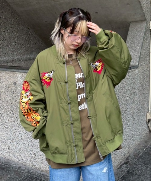 BURNING TIGER CHINA MA-1（MA-1）｜Candy Stripper（キャンディ