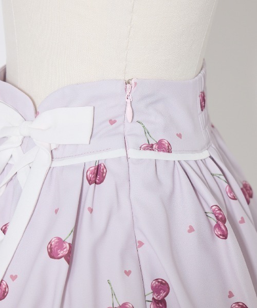 Sweet cherry lace frill スカート（スカート）｜mellfy memory