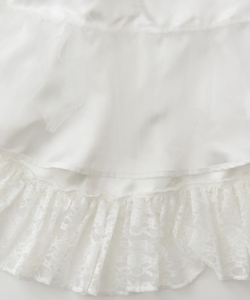 Sweet cherry lace frill スカート（スカート）｜mellfy memory