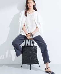 INDIVI | 【A4サイズ対応】シャイニーキルトトート(トートバッグ)