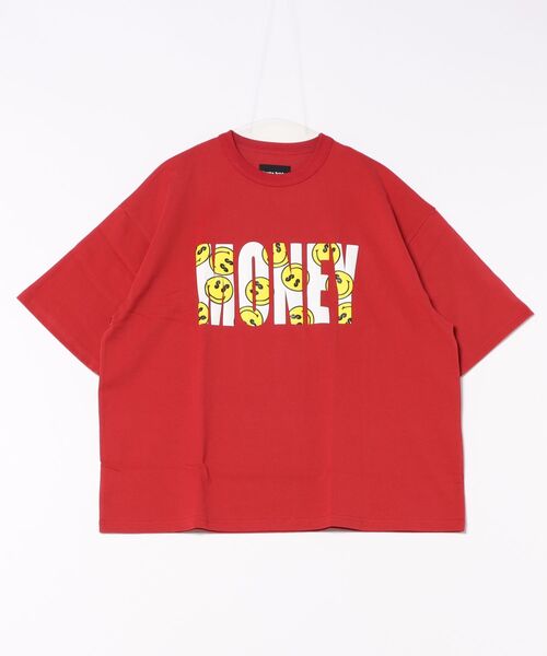 DANKE SCHON(ダンケシェーン)の「【WEB&DEPOT限定】DankeSchon/ダンケシェーン/半袖TEE MONEY(Tシャツ/カットソー・メンズ・ホワイト/レッド/ブラック・M/L/S)」の3枚目の写真