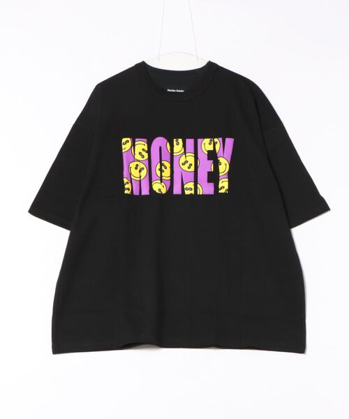 DANKE SCHON(ダンケシェーン)の「【WEB&DEPOT限定】DankeSchon/ダンケシェーン/半袖TEE MONEY(Tシャツ/カットソー・メンズ・ホワイト/レッド/ブラック・M/L/S)」の1枚目の写真