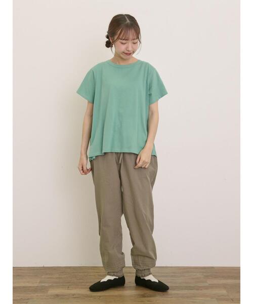 Samansa Mos2(サマンサ モスモス)の「【M/Lサイズ】綿麻裾ギャザーレースパンツ(その他パンツ・レディース・ブラック/モカ/キナリ・L/M)」の9枚目の写真