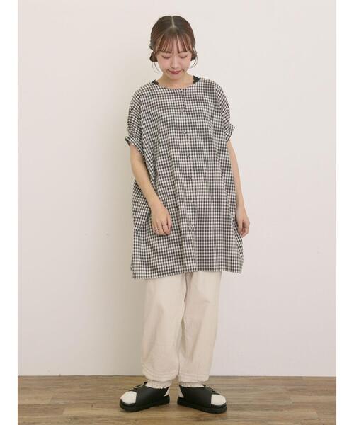 Samansa Mos2(サマンサ モスモス)の「【M/Lサイズ】綿麻裾ギャザーレースパンツ(その他パンツ・レディース・ブラック/モカ/キナリ・L/M)」の19枚目の写真