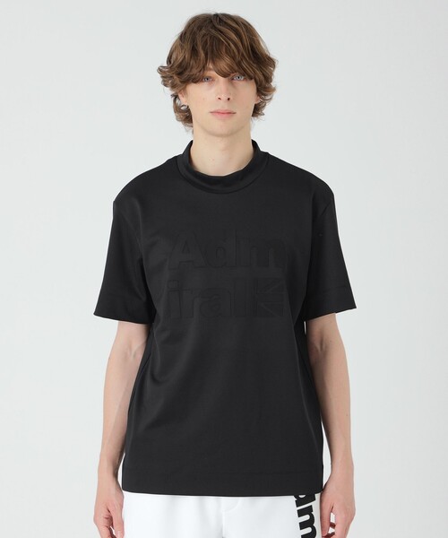 BLACK LABEL CRESTBRIDGE（ブラックレーベル・クレストブリッジ）の「【BLACK lab.×Admiral】シャドーチェックロゴグラフィックTシャツ（Tシャツ/カットソー・メンズ・レッド系その他/オフホワイト/ブラック・M/L/XL）」の3枚目の写真