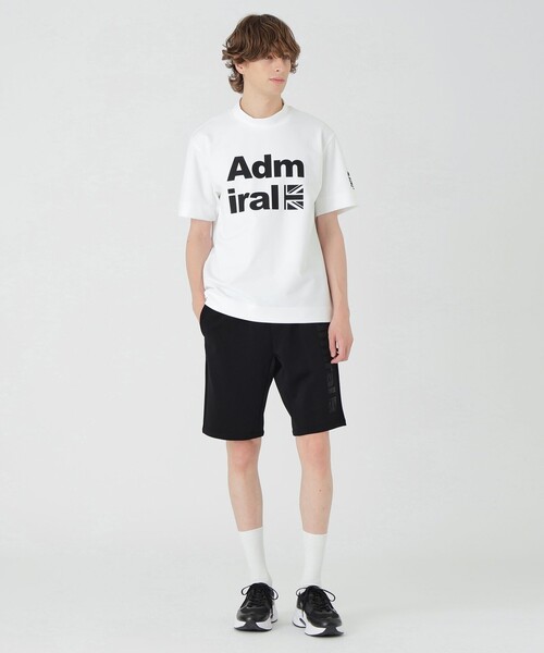 BLACK LABEL CRESTBRIDGE（ブラックレーベル・クレストブリッジ）の「【BLACK lab.×Admiral】シャドーチェックロゴグラフィックTシャツ（Tシャツ/カットソー・メンズ・レッド系その他/オフホワイト/ブラック・M/L/XL）」の16枚目の写真