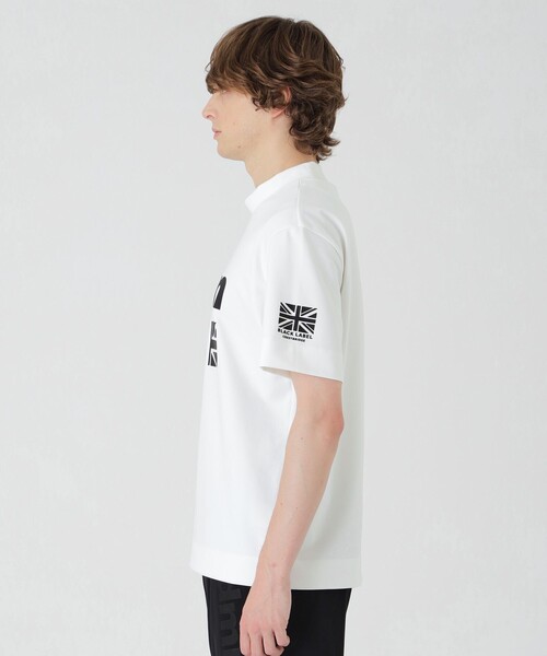 BLACK LABEL CRESTBRIDGE（ブラックレーベル・クレストブリッジ）の「【BLACK lab.×Admiral】シャドーチェックロゴグラフィックTシャツ（Tシャツ/カットソー・メンズ・レッド系その他/オフホワイト/ブラック・M/L/XL）」の17枚目の写真