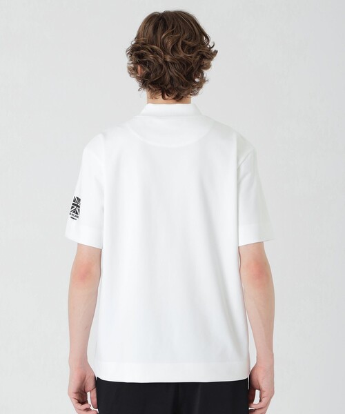 BLACK LABEL CRESTBRIDGE（ブラックレーベル・クレストブリッジ）の「【BLACK lab.×Admiral】シャドーチェックロゴグラフィックTシャツ（Tシャツ/カットソー・メンズ・レッド系その他/オフホワイト/ブラック・M/L/XL）」の18枚目の写真