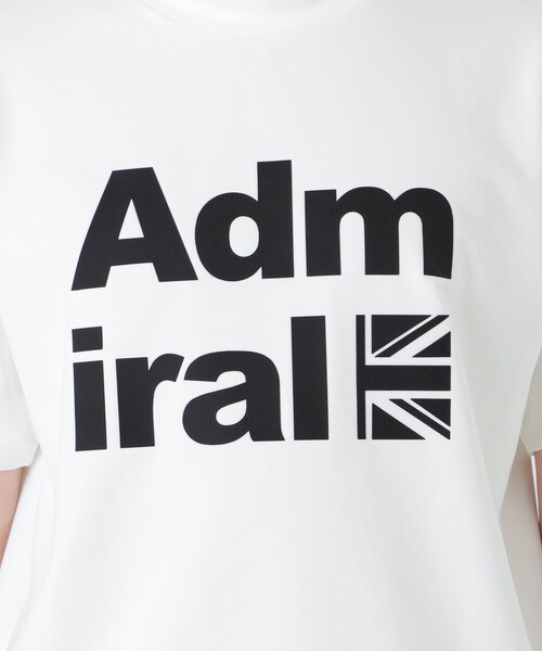 BLACK LABEL CRESTBRIDGE（ブラックレーベル・クレストブリッジ）の「【BLACK lab.×Admiral】シャドーチェックロゴグラフィックTシャツ（Tシャツ/カットソー・メンズ・レッド系その他/オフホワイト/ブラック・M/L/XL）」の20枚目の写真